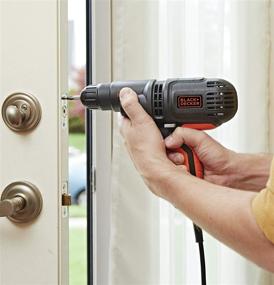 img 2 attached to 💪 Powerful Performance: BLACK+DECKER BDED200C Corded Drill for all your drilling needs