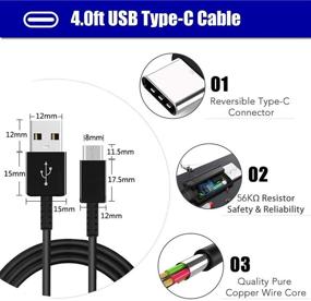 img 2 attached to Набор из двух адаптивных быстрых зарядных устройств с кабелями для Samsung Galaxy S21 / S21 Ultra 5G / S20 / S10 / S10+ / S10e / S8 / S9 / Plus / Edge / Active / Note 8 / 9 / 20 / 10: блок питания с USB C-кабелем – эффективный и совместимый!