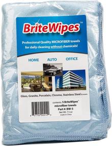 img 3 attached to Brite & Clean Premium Microfiber Towels (5 Pack) - Britewipes