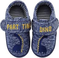 🦕 dinosaur cartoon toddler outdoor slippers - boys' shoes logo