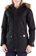 π§₯ stay warm and stylish with carhartt women's quick duck sawtooth parka logo