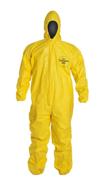 dupont disposable chemical resistant coverall occupational health & safety products logo