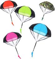 outdoor children's paratrooper - parachute throwing for fun and adventure logo