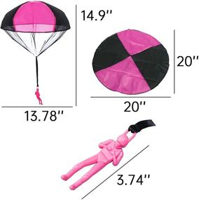 img 2 attached to Outdoor Children's Paratrooper - Parachute Throwing for Fun and Adventure