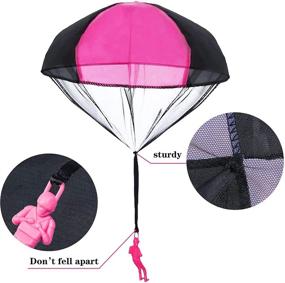 img 3 attached to Outdoor Children's Paratrooper - Parachute Throwing for Fun and Adventure