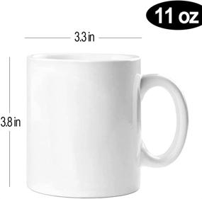 img 3 attached to Ceramic Coffee Mug with Sublimation Coating for Customization