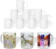 ceramic coffee mug with sublimation coating for customization логотип