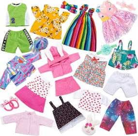 img 3 attached to 👗 Inch Doll Clothes Toys and Accessories by WYHTOYS