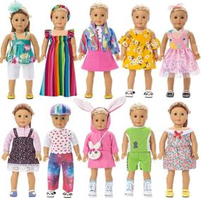 img 4 attached to 👗 Inch Doll Clothes Toys and Accessories by WYHTOYS