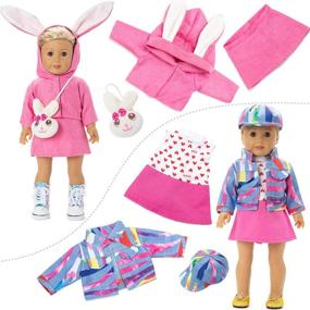 img 2 attached to 👗 Inch Doll Clothes Toys and Accessories by WYHTOYS