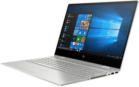 img 2 attached to 💻 HP Envy x360 Конвертируемый ноутбук с сенсорным экраном Full HD 15.6 дюйма, 10-ое поколение процессора Intel Core i7-10510U, 8 ГБ памяти DDR4, 512 ГБ твердотельный накопитель PCIe NVMe, натуральный серебристый цвет.