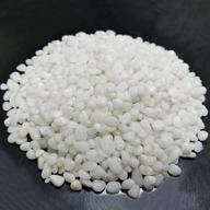 🪨 tonmp 2 lb natural polished white stones: perfect gravel size river rock pebbles for succulents, cactus, bonsai - decorative fillers for aquariums and terrariums logo