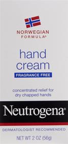 img 3 attached to Neutrogena Norwegian Formula Moisturizing Hand Cream: Powerful Glycerin Formula for Dry, Rough Hands - Fragrance-Free Intensive Hand Cream, 2 oz (Pack of 2)