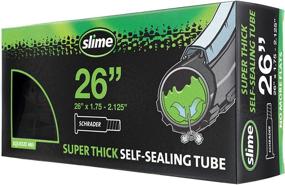 img 4 attached to 🚴 Slime 30081 Bike Inner Tube with Slime Puncture Sealant, Heavy Duty, Self-sealing, Prevent & Repair, Schrader Valve, 26-inch x 1.75-2.125