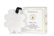 spongelle boxed flower body buffer - ultimate shower/bath sponge - enchanting freesia pear bliss logo