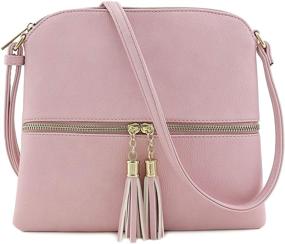 img 4 attached to 👜 Stylish Janin Women's Crossbody Handbag with Tassel – Perfect for your essentials!