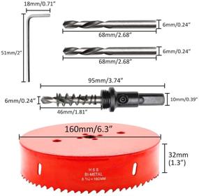 img 3 attached to 🔩 Hordion BiMetal Drilling for Cornhole Plasterboard