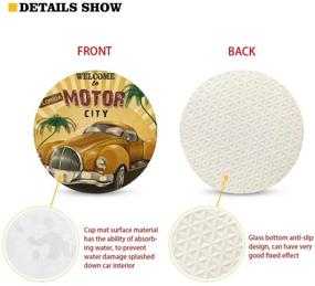 img 2 attached to KUIFORTI Coasters Absorbent Dustproof Accessories