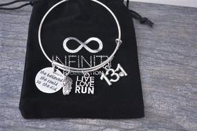 img 3 attached to 🏃 Infinity Collection Running Gifts: Enhance Your Running Spirit with the Perfect Runner Bracelet and Jewelry