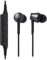 🎧 наушники audio-technica ath-ckr55btbk: черные беспроводные bluetooth-наушники в ухе с микрофоном и контролем - звуковая реальность логотип