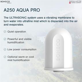 img 3 attached to 💧 Фильтр для увлажнителя BONECO Aqua Pro 2-в-1 A250 - эффективный белый фильтр для максимального комфорта внутреннего помещения