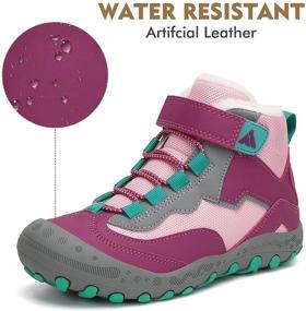 img 3 attached to 👟 Mishansha Resistant Anti-Skid Boys' Outdoor Climbing Shoes