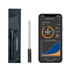 img 4 attached to 🔥 MeatStick X Set: Ultimate 260ft Wireless Meat Thermometer for BBQ, Smoker, and More!