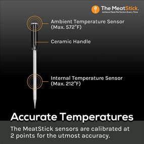 img 1 attached to 🔥 MeatStick X Set: Ultimate 260ft Wireless Meat Thermometer for BBQ, Smoker, and More!