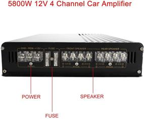 img 1 attached to 5800W Channel Amplifier Stereo Subwoofer