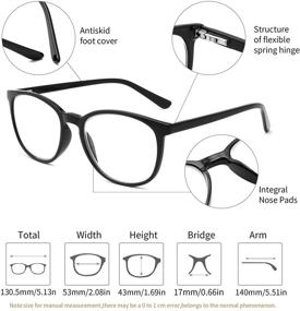 img 2 attached to DONGDI Reading Glasses Eyestrain Computer