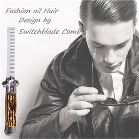 img 3 attached to Switchblade Folding Hairstyle Imitation Cowbone