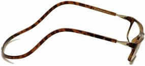 img 1 attached to 👓 CliC Executive Magnetic Reading Glasses - Tortoise, +2.50 Magnification: Effortless Style and Enhanced Clarity