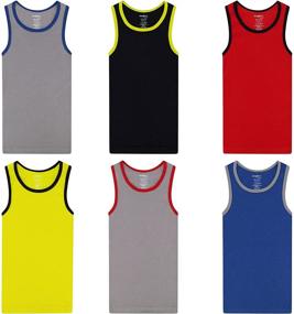 img 2 attached to 👕 Ultimate Comfort: Sleeveless Undershirts for Boys' made with Premium Cotton - Buyless Fashion