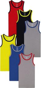 img 3 attached to 👕 Ultimate Comfort: Sleeveless Undershirts for Boys' made with Premium Cotton - Buyless Fashion