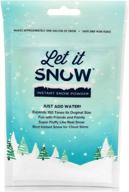 ❄️ premium let it snow instant snow powder - made in the usa - perfect for holiday snow decorations, slime and more! logo