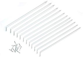 img 4 attached to 📦 ClosetMaid 21775: 12-Inch Support Brackets for Wire Shelving, White, 12-pack - Sturdy Storage Solutions for Organized Closets