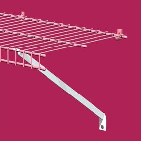 img 2 attached to 📦 ClosetMaid 21775: 12-Inch Support Brackets for Wire Shelving, White, 12-pack - Sturdy Storage Solutions for Organized Closets