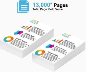 img 3 attached to 🖨️ Замена картриджа тонера высокой эффективности Do it Wiser для серии принтеров Lexmark CS - набор из 4 шт. (70C1HK0, 70C1HC0, 70C1HM0, 70C1HY0)