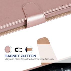 img 1 attached to Arae Leather Feature 4 Slots Released Cell Phones & Accessories for Cases, Holsters & Clips