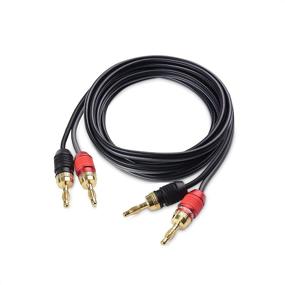 img 3 attached to 🔊 Cable Matters Heavy Duty 12 Gauge Speaker Wire: Oxygen-Free Bare Copper (OFC) Banana Plug Cable - 6ft/1.8m for Superior Sound