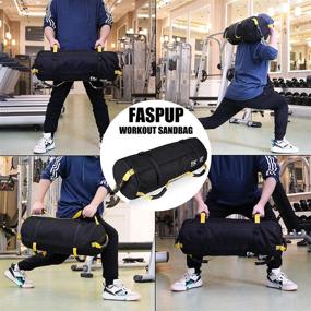 img 3 attached to 🏋️ Fitness Sandbag for Intense Workouts, Durable Weight Training Sand Bag with Empty Filler Bags for Total Body Exercises