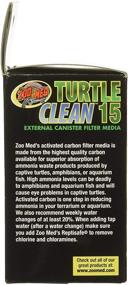 img 1 attached to Enhance Your Turtle's Habitat with (3 Pack) Zoo Med Turtle Clean 15 Activated Carbon Inserts