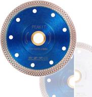 🔪 peakit porcelain diamond blade 4.5 inch - precision ceramic cutting disc for angle grinder logo