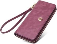 laorentou womens genuine leather wallet women's handbags & wallets logo