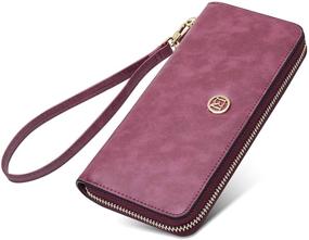 img 4 attached to LAORENTOU Womens Genuine Leather Wallet Women's Handbags & Wallets