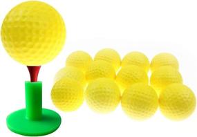 img 4 attached to Crestgolf Foam Sponge Practice Golf Ball Soft Balls: Ideal for Cats and Kids - 12/50 pcs per Bag