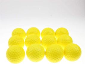 img 1 attached to Crestgolf Foam Sponge Practice Golf Ball Soft Balls: Ideal for Cats and Kids - 12/50 pcs per Bag