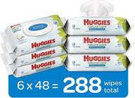 huggies natural care refreshing scented baby 👶 wipes - 6 packs (288 wipes) for gentle cleanliness logo
