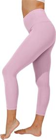 img 2 attached to 🩲 High Rise Yoga Pants - Yogalicious Ultra Soft Lightweight Capris for Superior Comfort