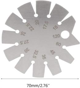 img 1 attached to 📐 CHBC Stainless Steel Bevel Gauge Angle Protractor - 15°-120° Gage Tools for Accuracy and Precision